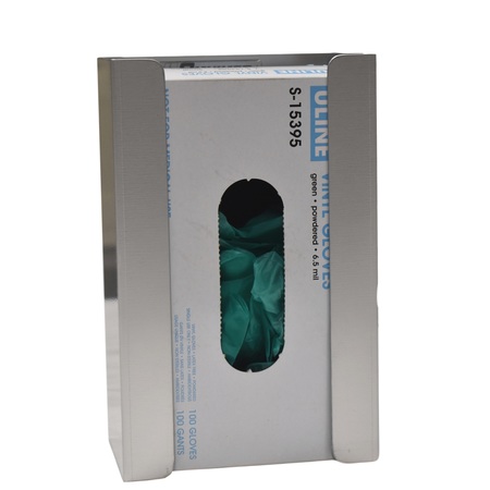 OMNIMED Light Weight Aluminum Glove Box Dispenser (Holds Gloves, Masks, Wipes) 305310
